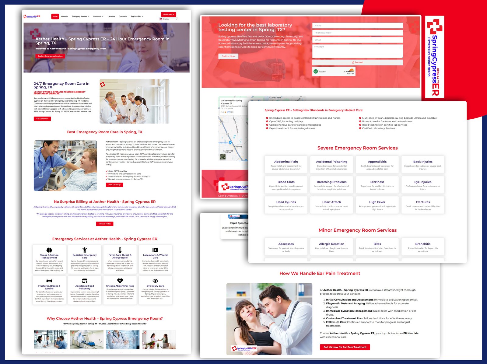 A bilingual 50-page ER website project