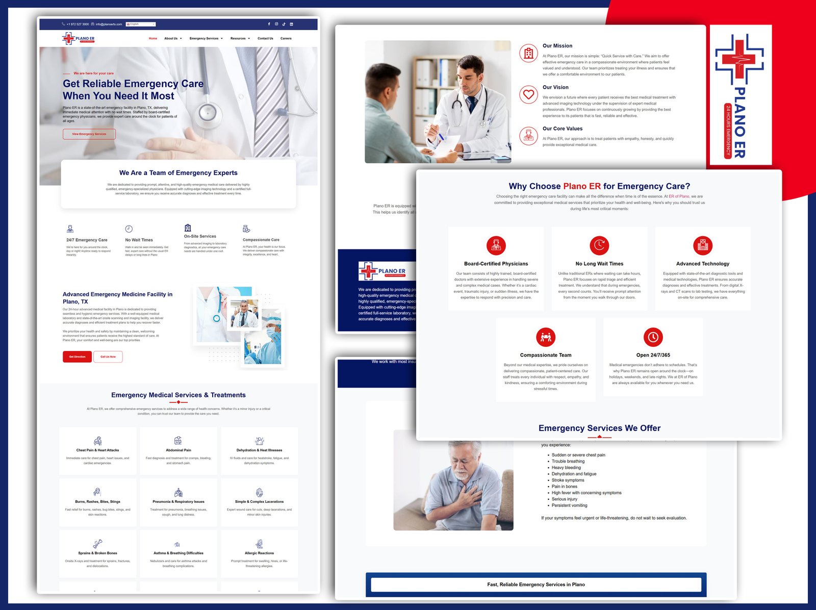 A 58-page freestanding ER website project